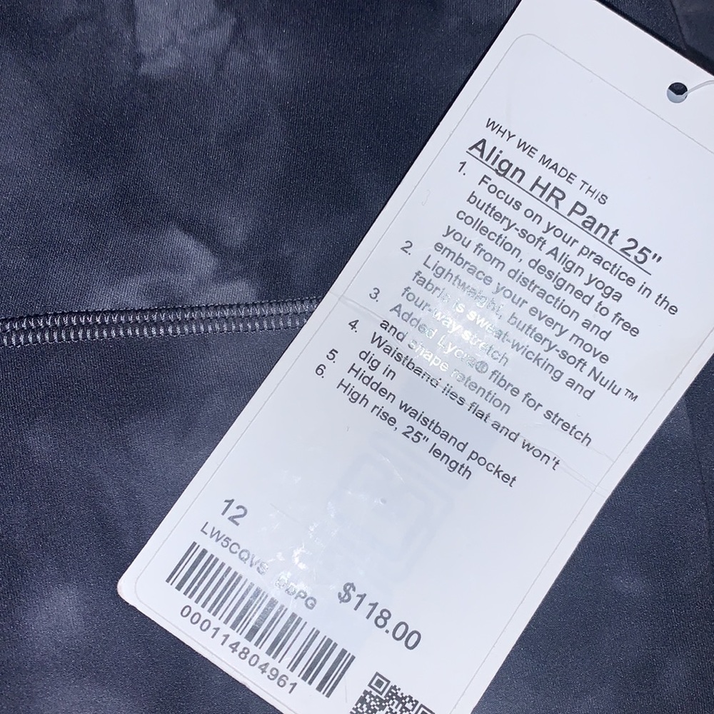 😍NWTs Lululemon Align HR Pant 25” - Picture 8 of 13